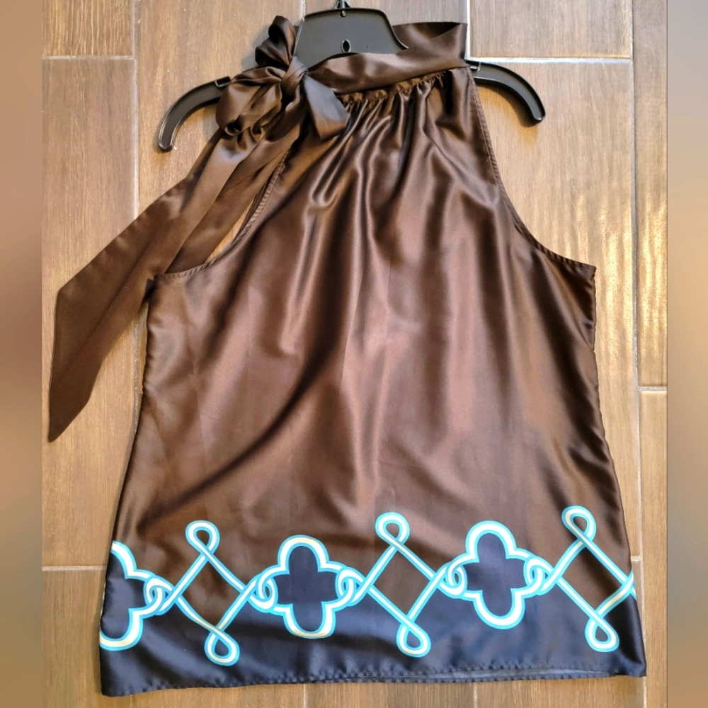 Brown halter too